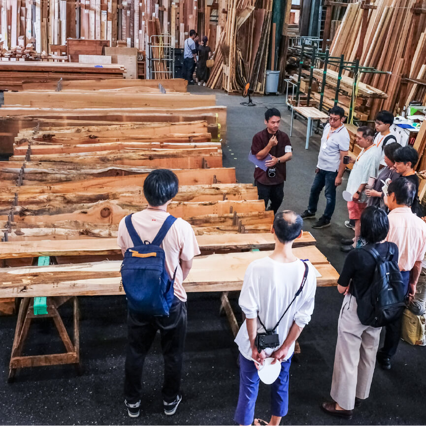 普段は見れない木、魅せます。買えます。